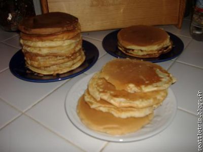 Les pancake que Max nous prépare, un vrai régal !